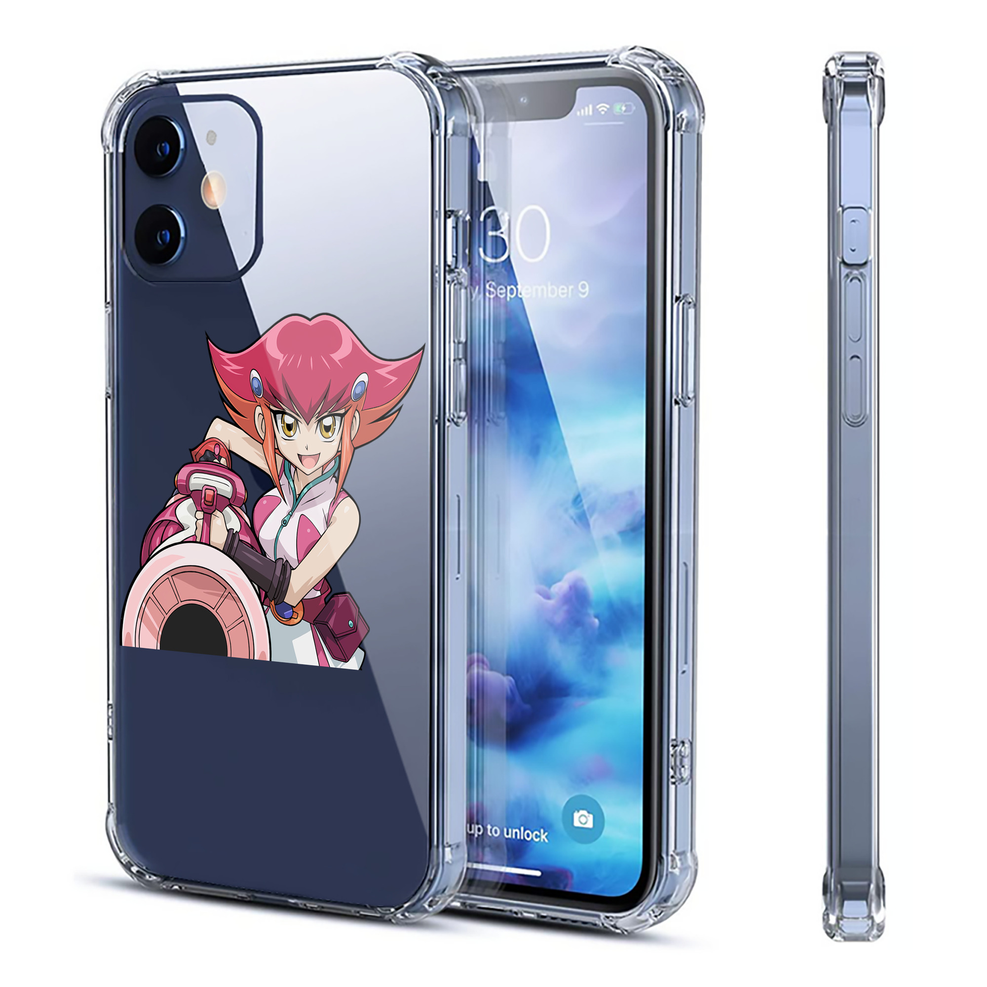 （画像用） 遊☆戯☆王 Yu-Gi-Oh! 【iPhone 12シリーズ対応】透明スマホケース（クリアソフトケース）